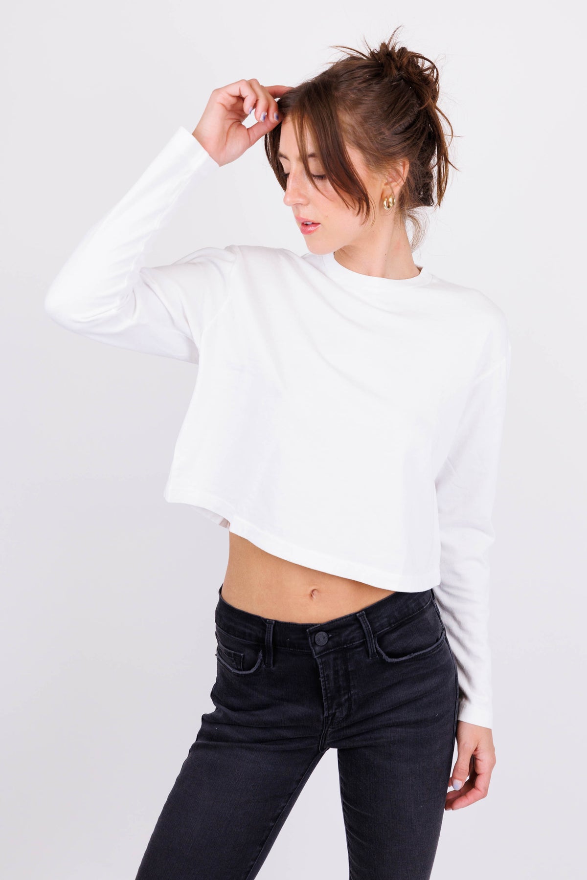 AGOLDE Mason Cropped Tee cake