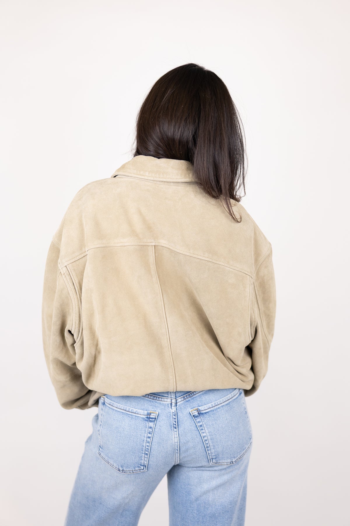 Citizens of Humanity Vivienne Suede Jacket Deep Olive | cake