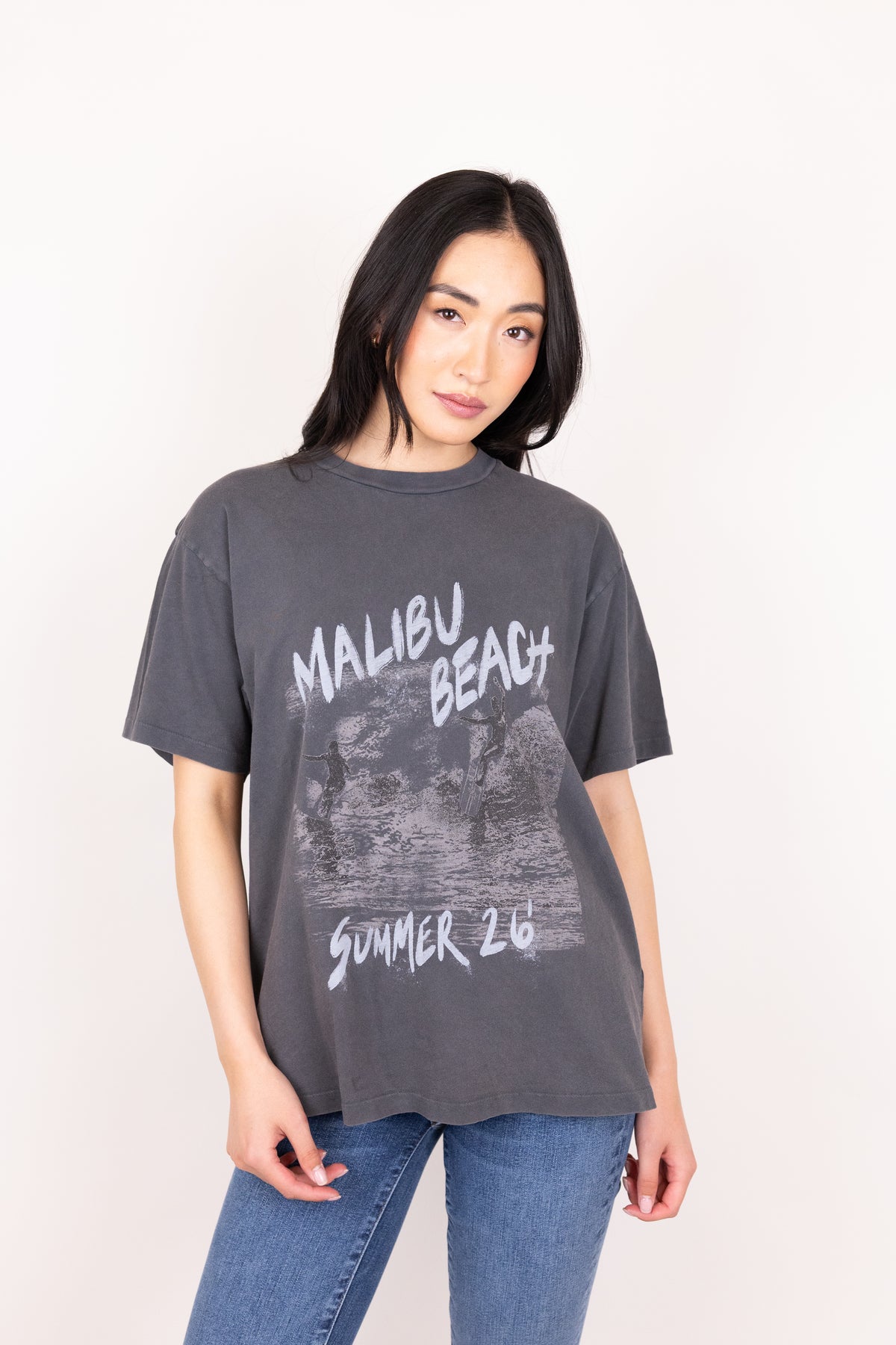 Deuxieme Classe【ANINE BING】CADE TEE Anine Bing Cade Tee Surfer Black Blue | cake
