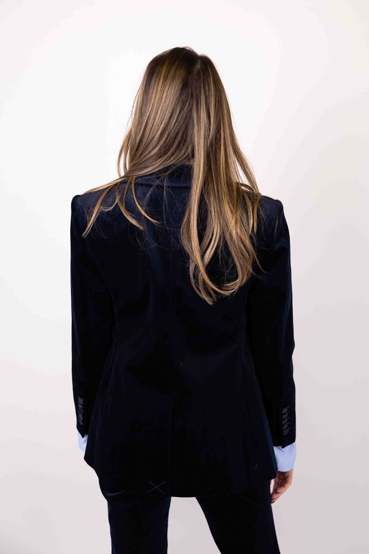 A.L.C. Davin II satin-trimmed cotton-blend velvet blazer