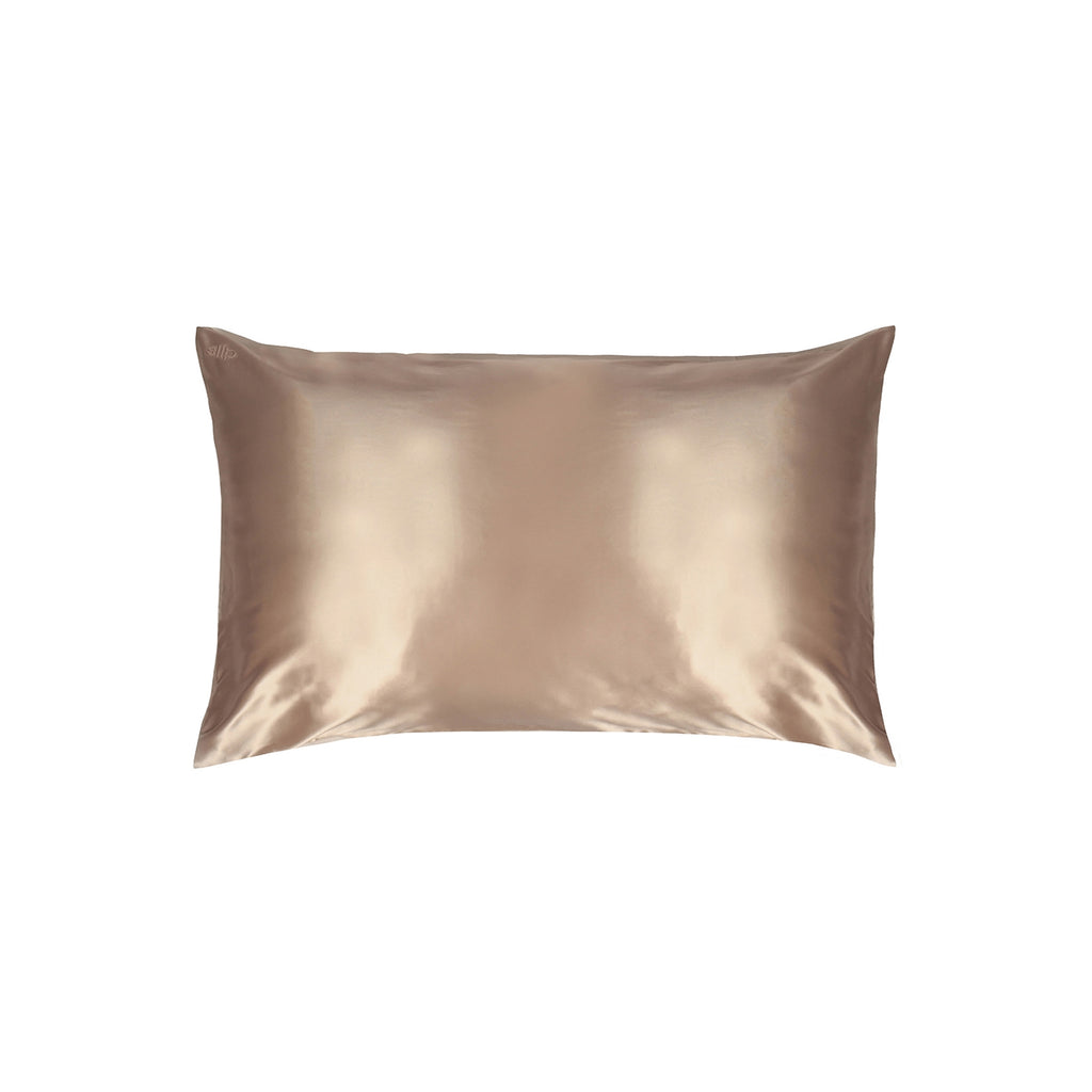 Pure Silk Queen Pillowcase - Caramel