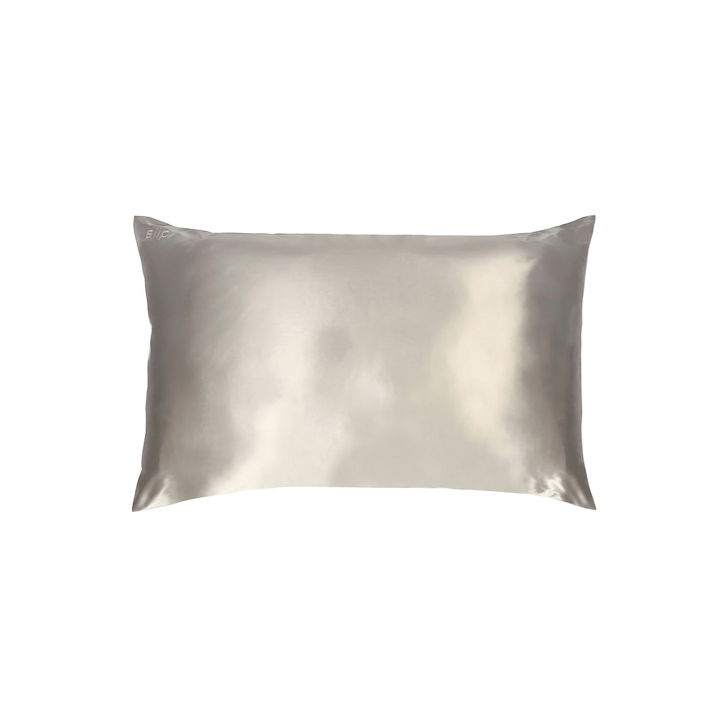 Pure Silk King Pillowcase - Silver