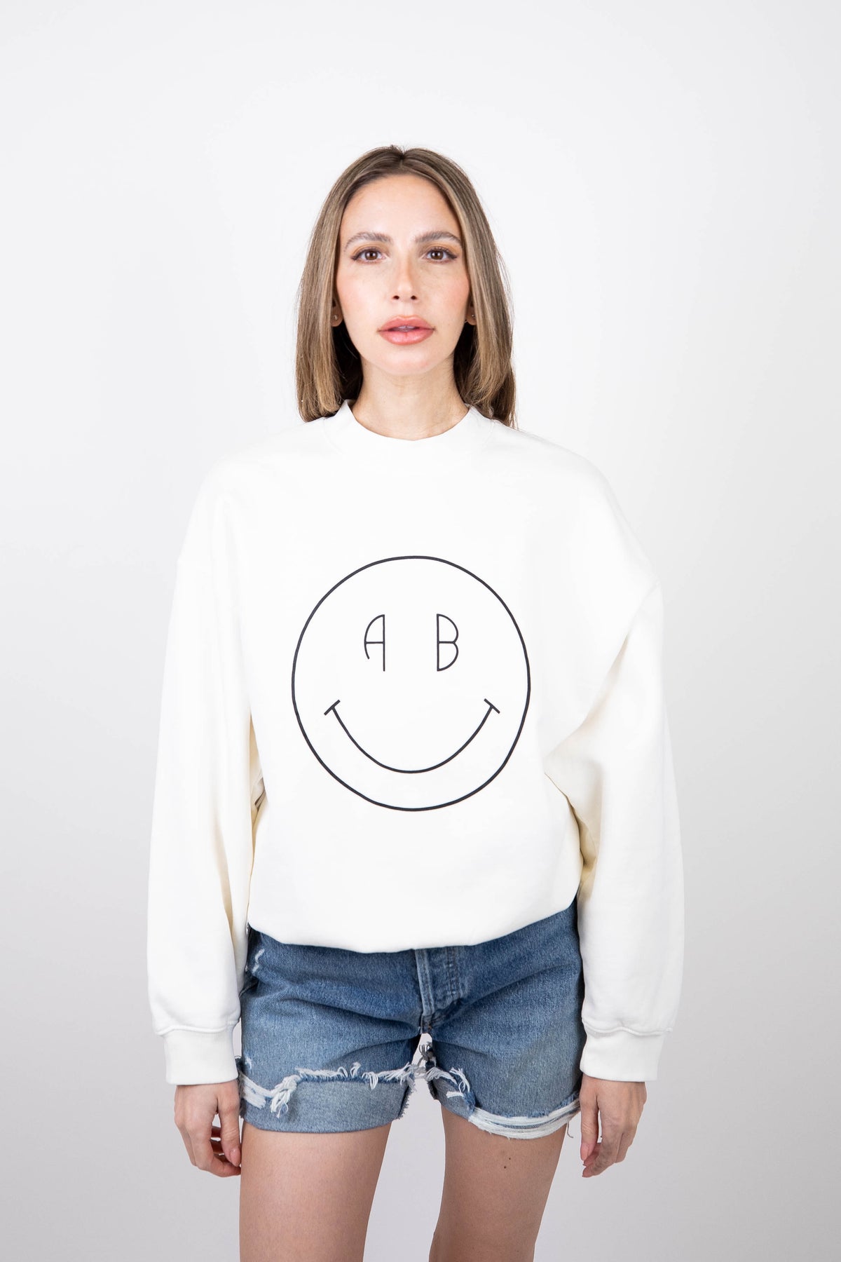 Anine Bing Jaci Sweatshirt Smiley cake