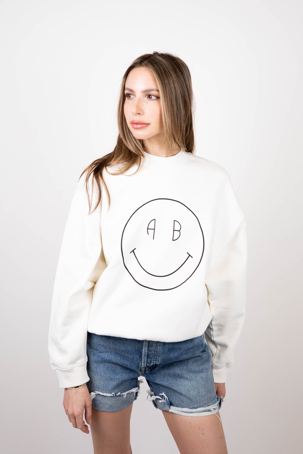 Anine Bing Jaci Sweatshirt Smiley cake