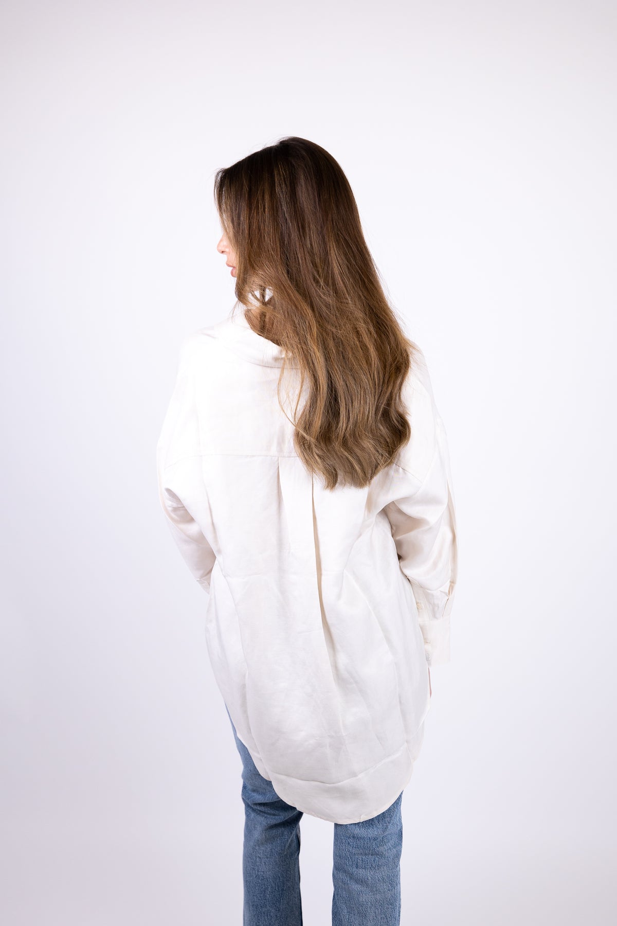 Anine Bing Mika Shirt - Ivory
