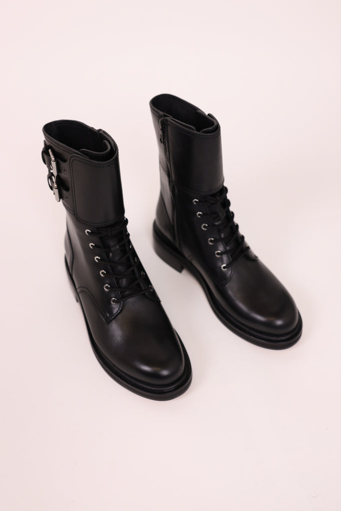RB Moto Lace-Up Boot