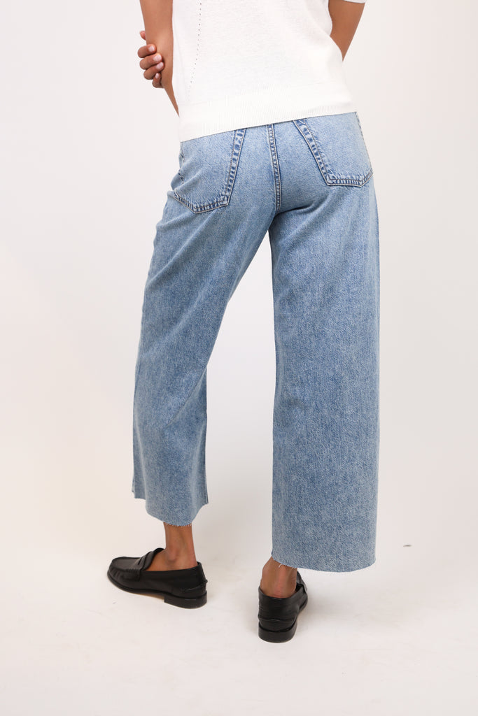 Featherweight Andi High Rise Ankle Wide Leg Jean