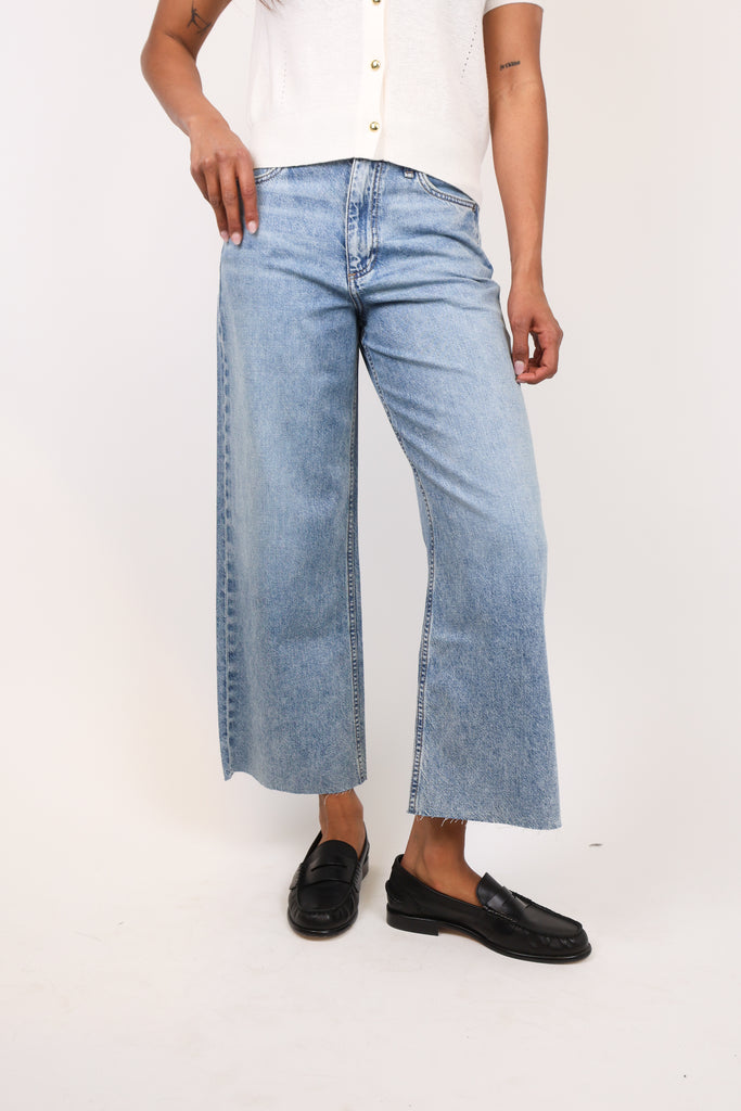 Featherweight Andi High Rise Ankle Wide Leg Jean