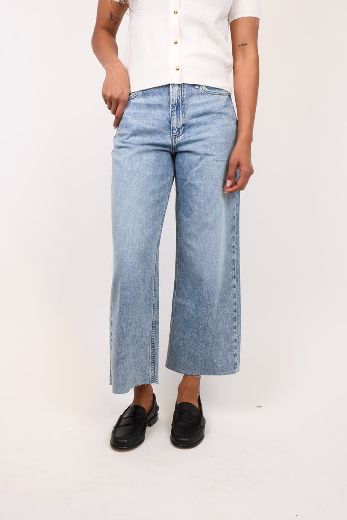 Featherweight Andi High Rise Ankle Wide Leg Jean