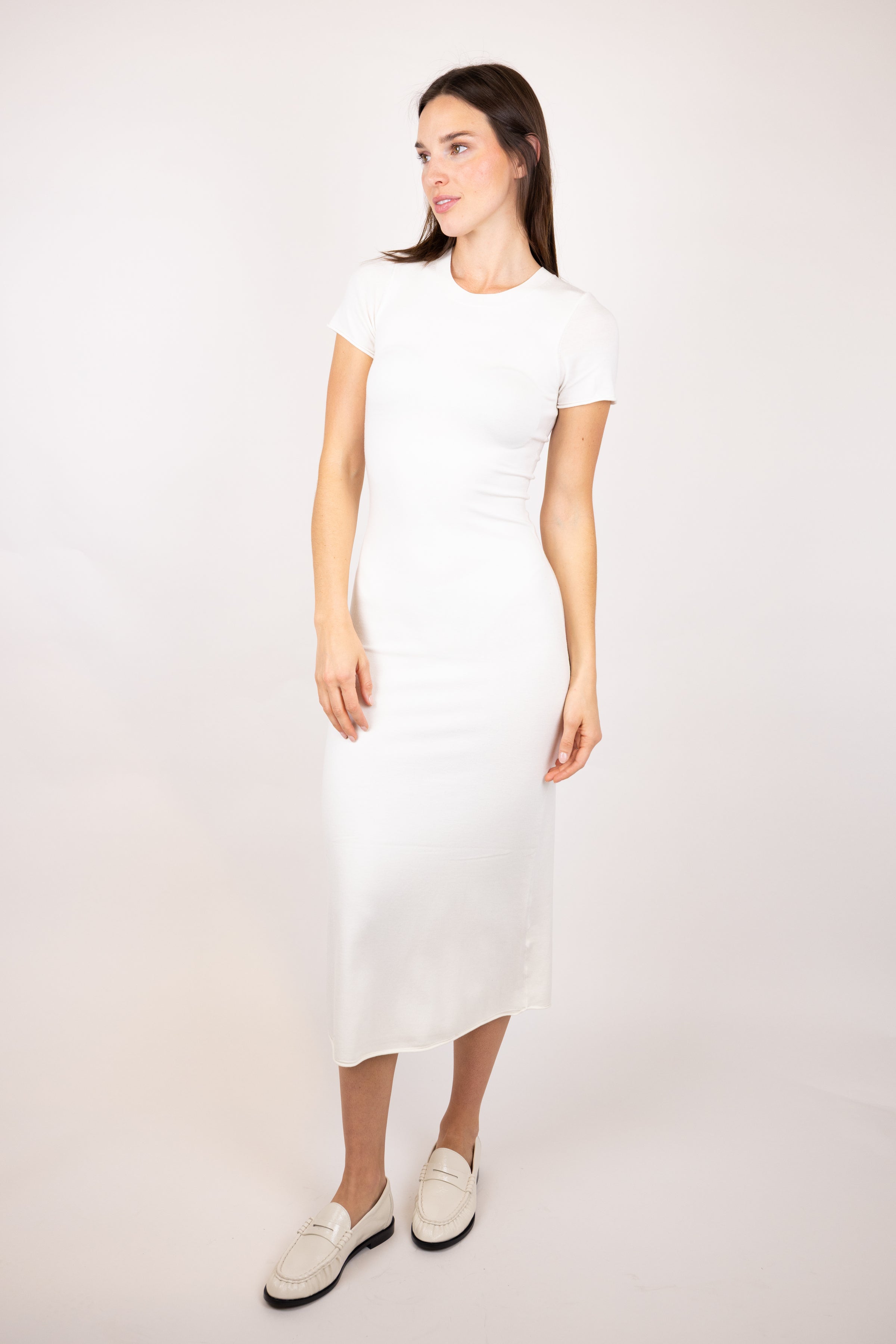 white t shirt dress bodycon White Bodycon Mini Dress Womens Casual Summer... From Design5825110, $20.11 In Bulk