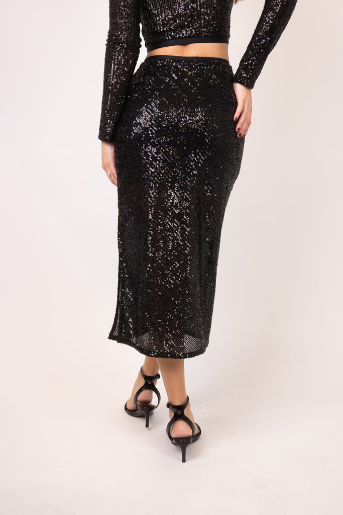 Sequin Bias Skirt