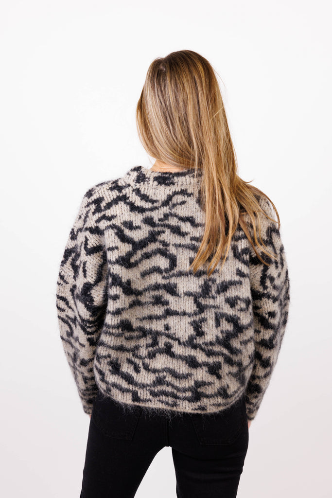 Abstract Jacquard Crew