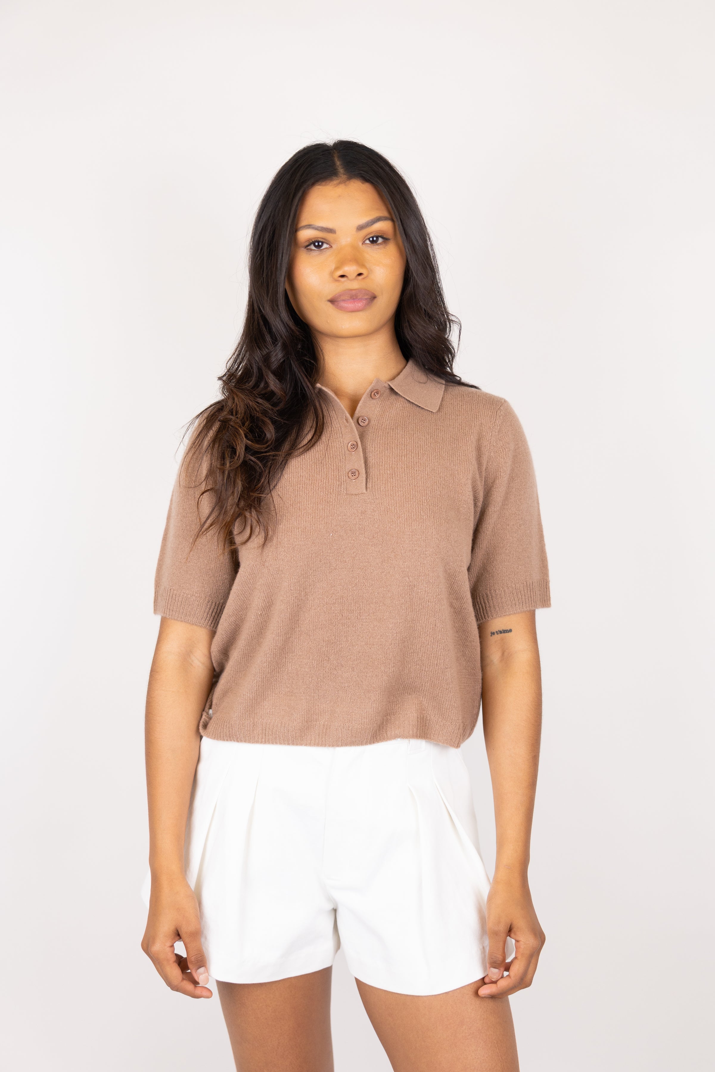 One Grey Day Summer Cashmere Polo Saddle | cake