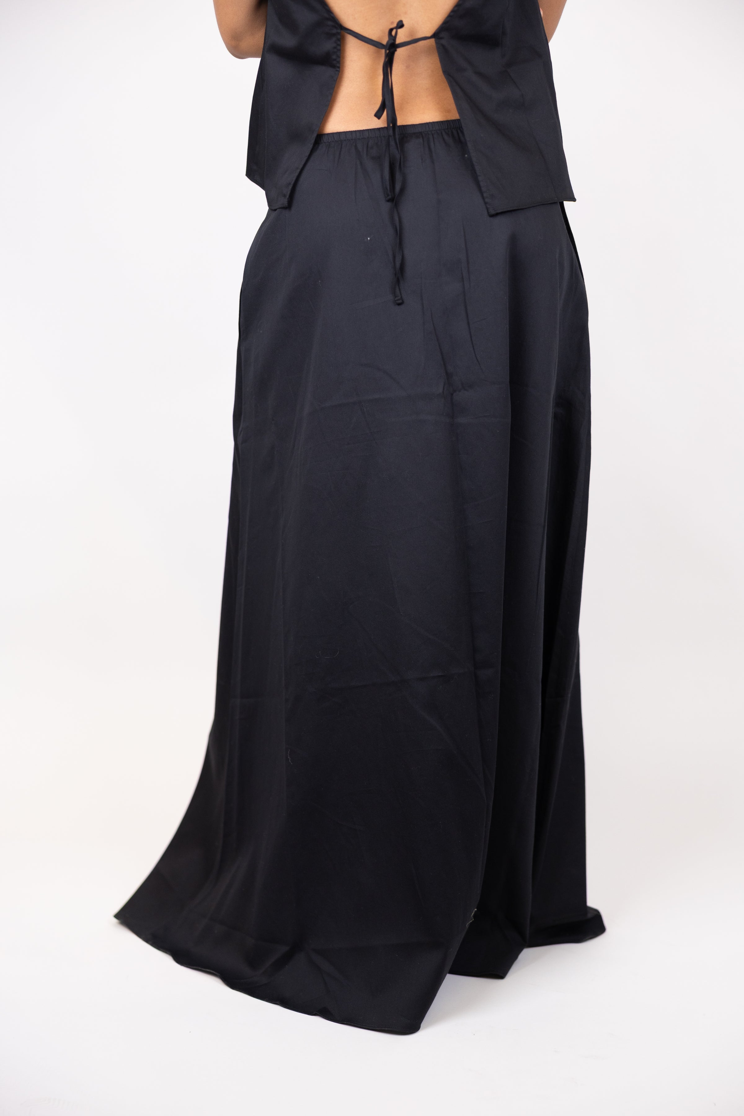 leset yoko maxi dress LESET Yoko Maxi Skirt Black M