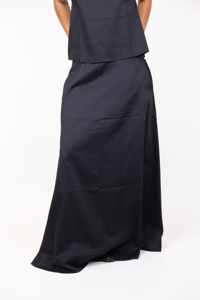 leset yoko maxi dress LESET Yoko Maxi Skirt Black M