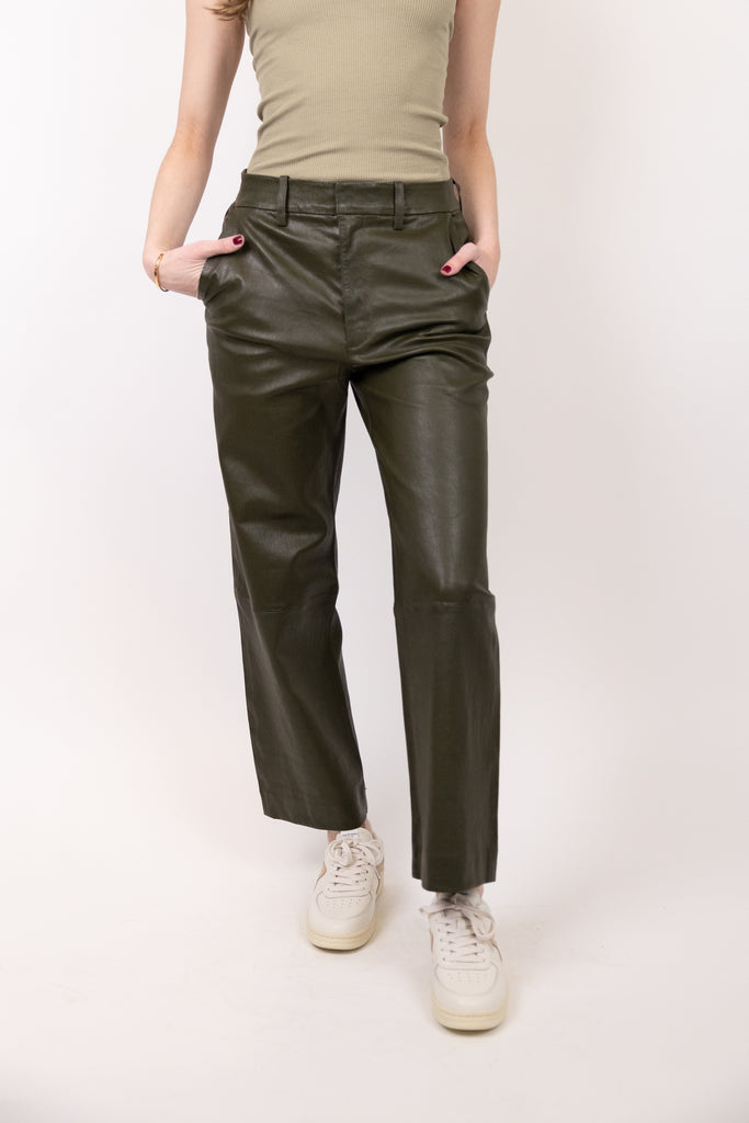 Cropped Baggy Low Rise Trouser