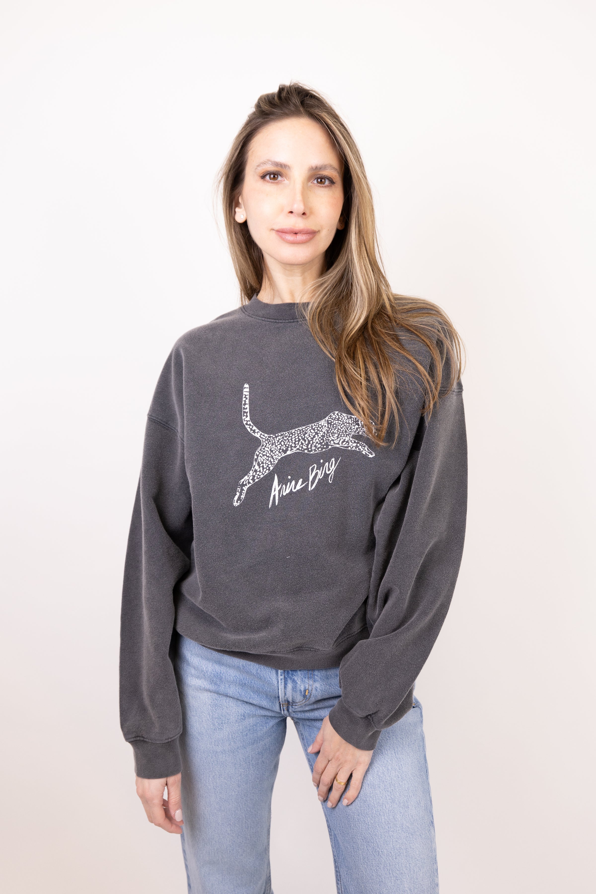 ANINE BING/アニービン】SPENCER SWEATSHIRT SPOTTED スウェット