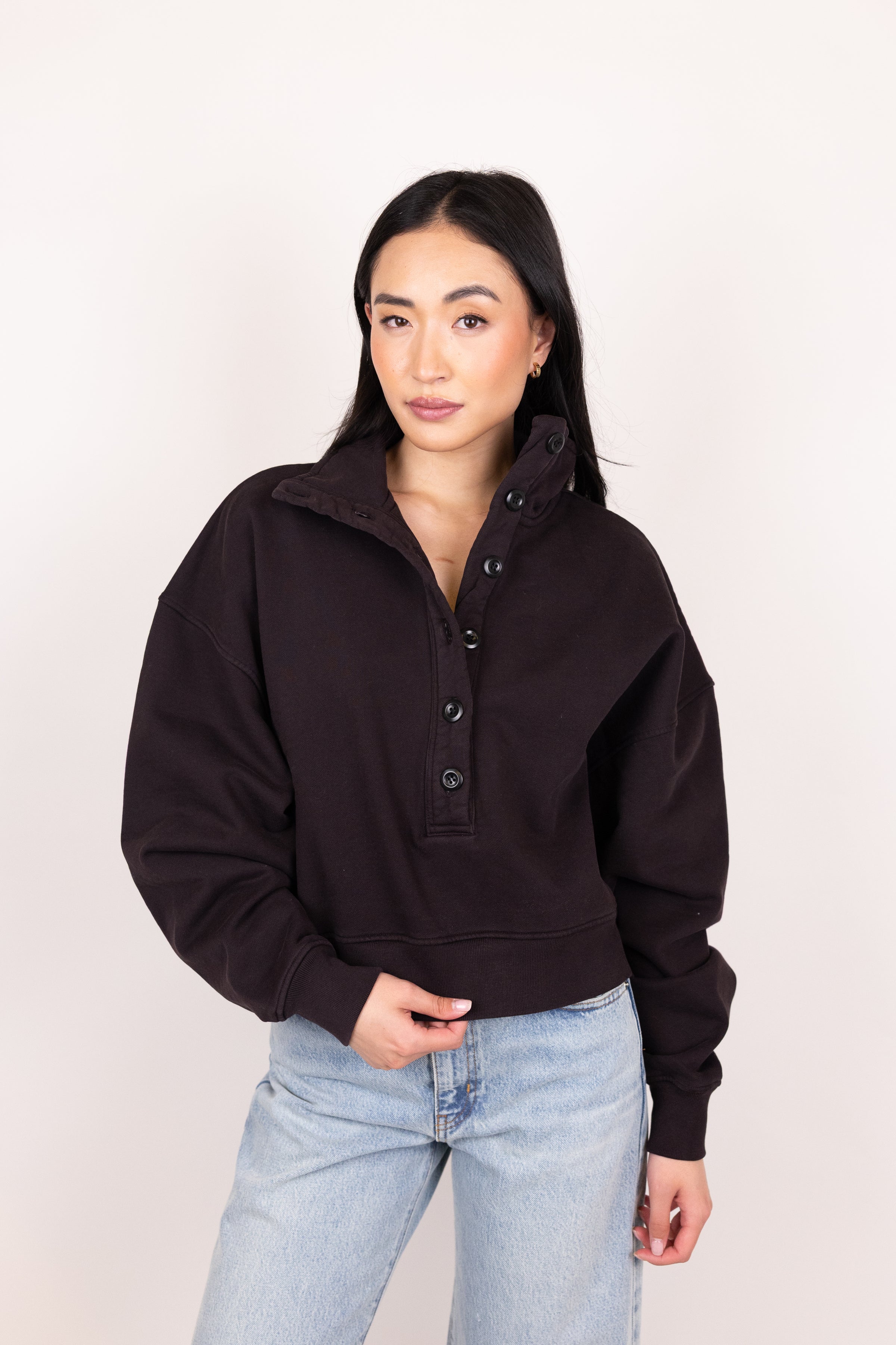 Citizens of Humanity Mirelle Funnel Neck Chocolate | cake