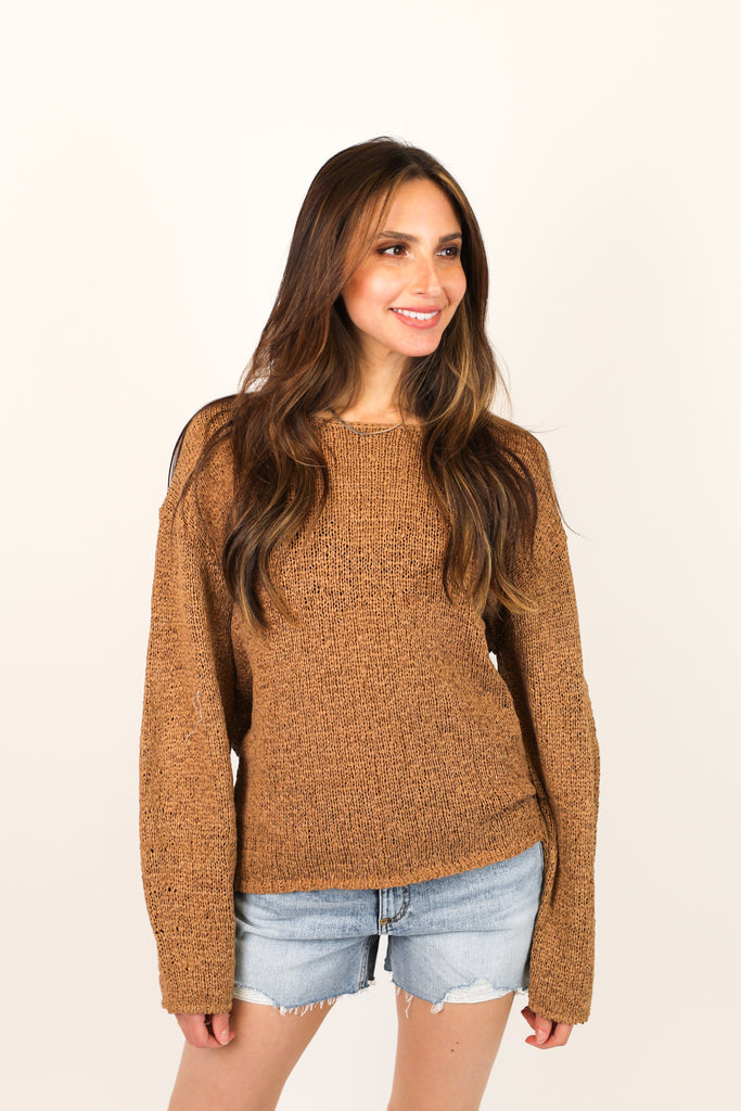 Tana Nylon Blend Sweater