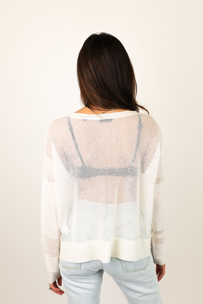 Linen Gauze Sweater