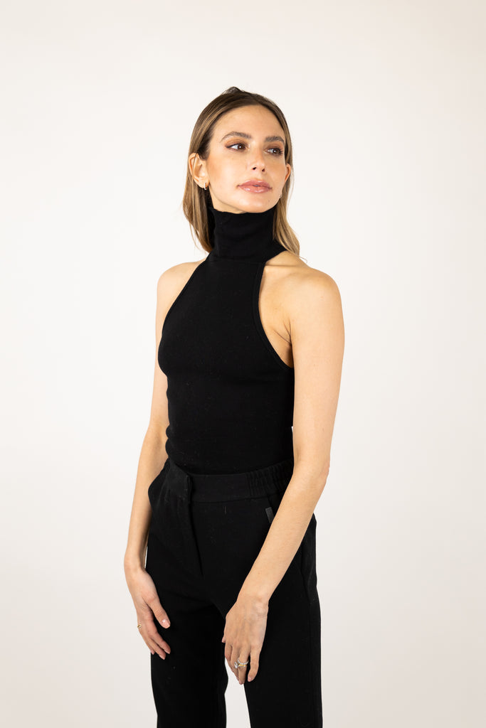 Keith Sleeveless Turtleneck Top