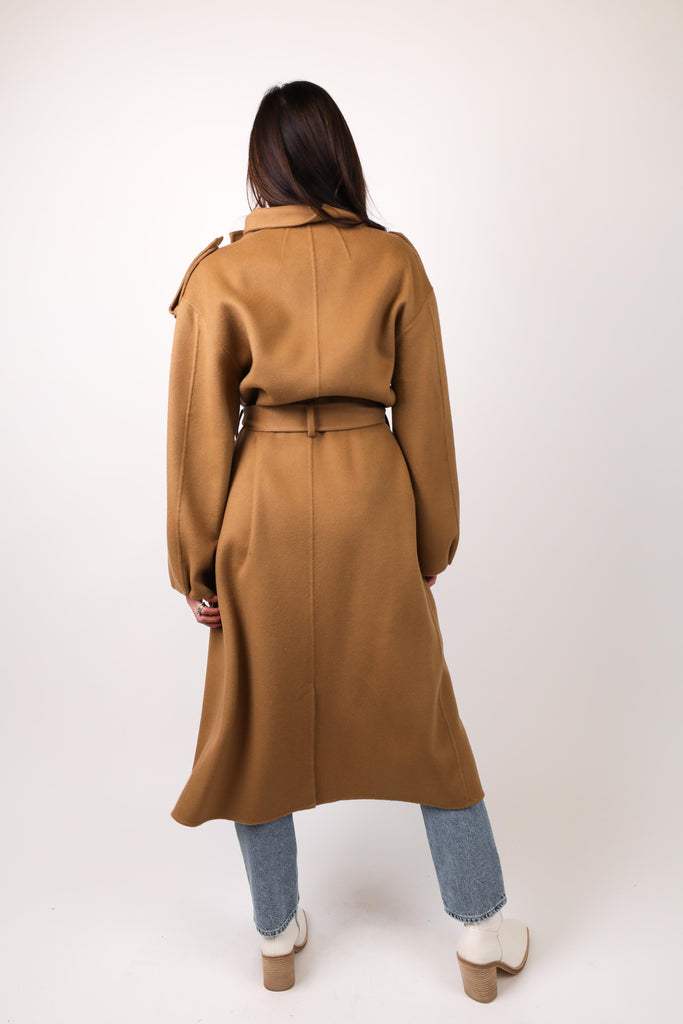 Double Breasted Wrap Coat