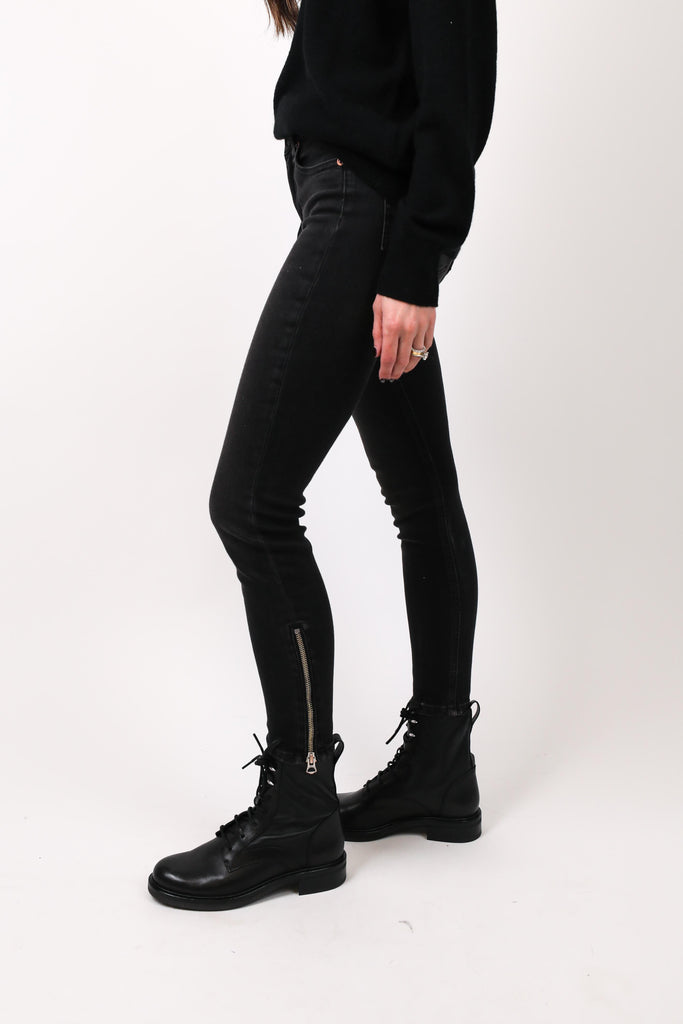 Cate Mid-Rise Ankle Skinny with Zips
